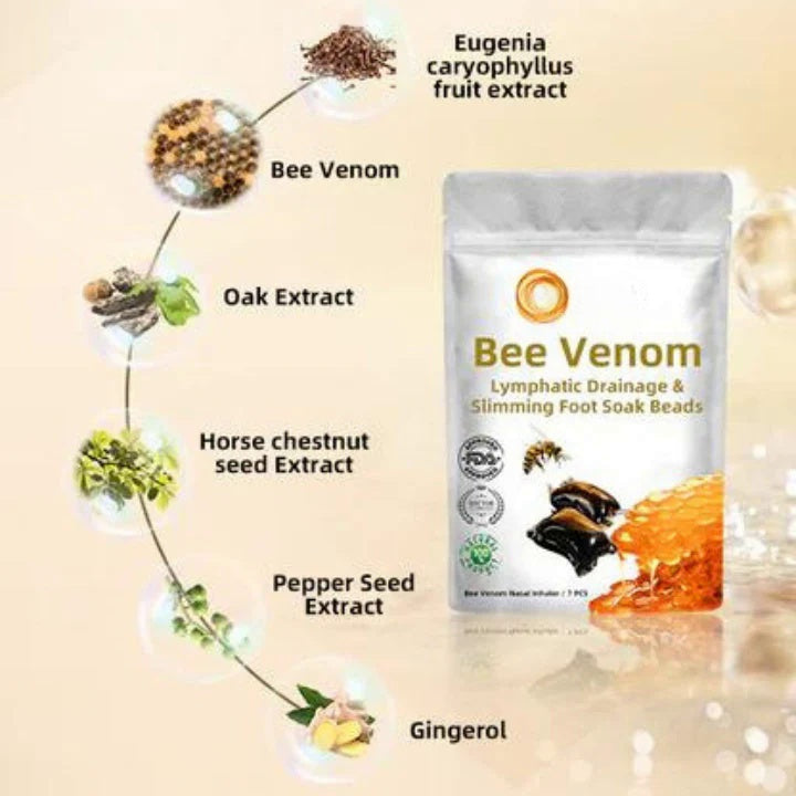 Bee Venom Lymphatic Drainage Soaking Beads for Edema