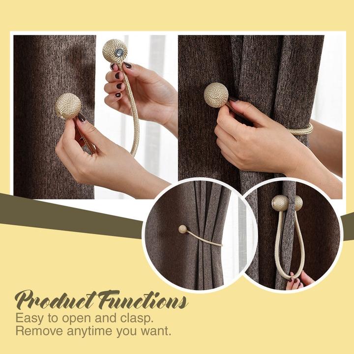 Decorative Magnetic Curtain Holder